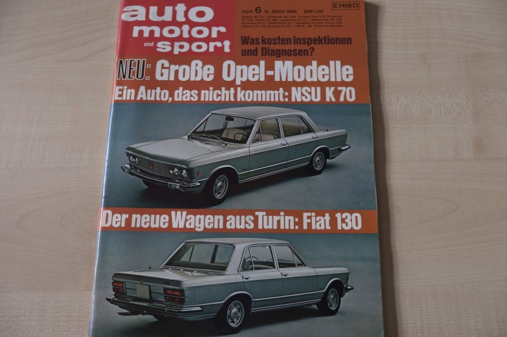Auto Motor und Sport 06/1969